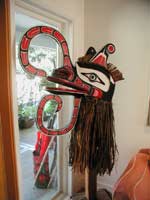 Native Mask at Sooke Harbour House Restaurant